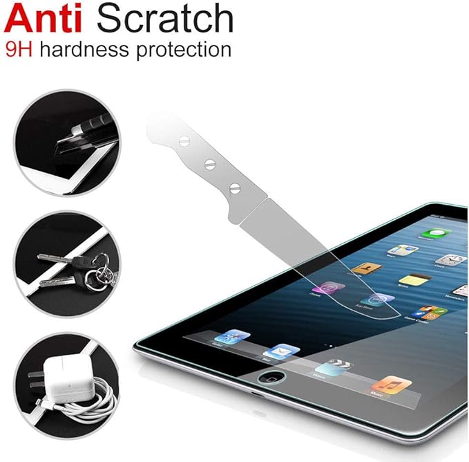 2 Pack - for Apple iPad Mini (4th / 5th Gen) 9H Tempered Glass Screen Protector 2 Pack - for Apple iPad Mini (4th / 5th Gen) 9H Tempered Glass Screen Protector